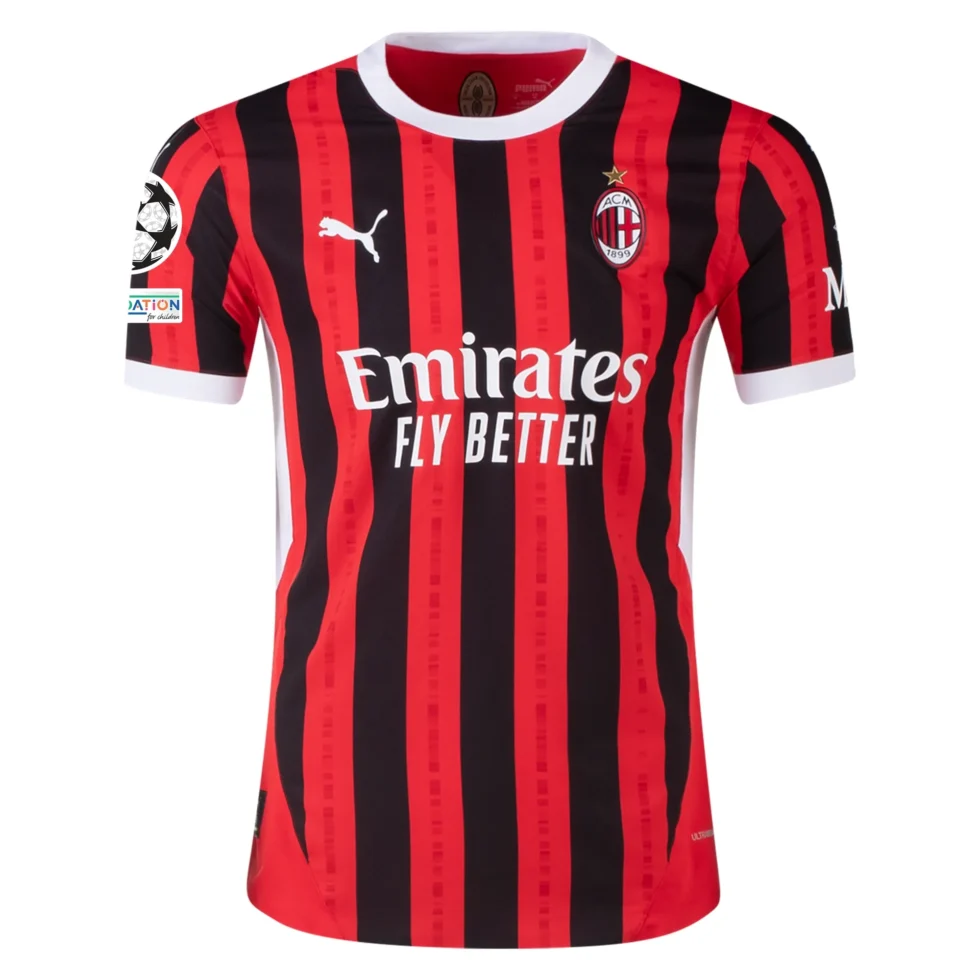 Christian-Pulisic-AC-Milan-2024-25-Authentic-UCL-Home-Jersey-Front.webp
